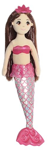 Aurora World Sea Sparkles Mermaid Plush, Ruby