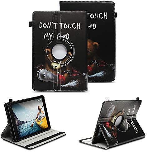 Tablet Schutzhülle kompatibel für Medion Lifetab P10752 P10710 P10612 P10610 P10603 P10606 P10602 X10605 X10607 Hülle Tasche 360° Drehbar