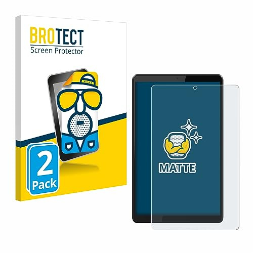 BROTECT Schutzfolie für Lenovo Tab M8 | 2 Stück Entspiegelnder Displayschutz Made in Germany Matte Displayschutz-Folie Anti-Reflex Anti-Fingerprint Einfache Montage