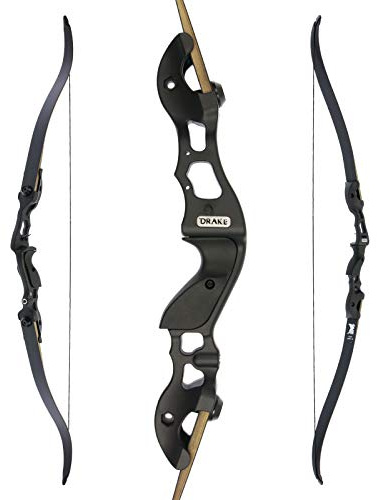Drake Recurvebogen Take Down Black Raven 2.0 58 Zoll 30, 60 lbs Rechtshand