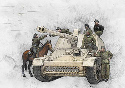 XINGCHANG Unlackierte Harzfigur im Maßstab 1:35 Panzerbesatzung und Kavallerie des Zweiten Weltkriegs (NO Tank) GK-Modellbausätze Militär Neu