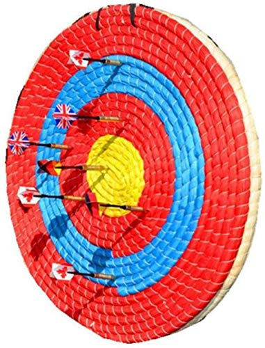 TSTSM Traditionelles handgemachtes Stroh Bogenschießen Ziel Stroh Einlagig 40 cm / 45 cm / 50 cm Massiver Pfeil Bogen Ziel Outdoor-Schießpraxis-45cm