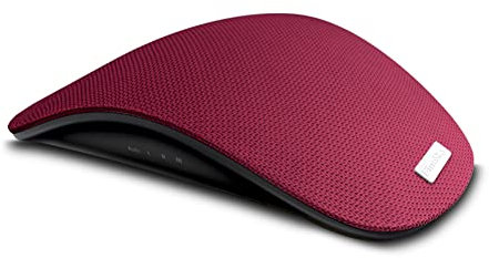 BPT Purificateur d'air portable pour voiture avec charbon actif H13 HEPA pour purifier l'air, éliminer la poussière, la fumée, les odeurs, idéal pour les déplacements (rouge)
