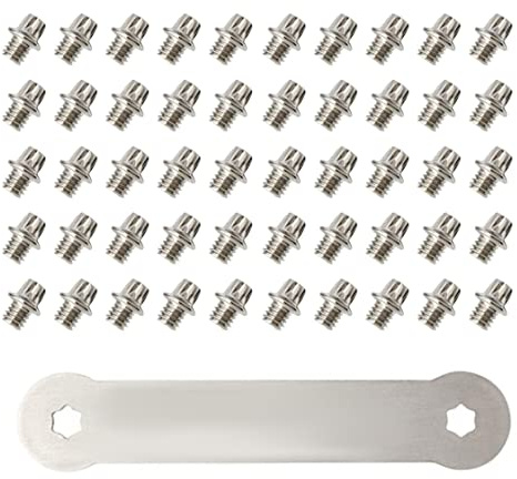 Fahrrad-pedalschrauben Schraube M4 Edelstahl Anti-ski-straßenbike-pedalschraube 51pcs Haus