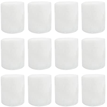 12 Rollen Gipspolsterrollen, Polsterband, Gaze-Verband-Rollen, Wundpflege-Bandagen, gerollte Gaze-Verbandpapier-Polsterung, Zubehör, 5 x 2,7 cm