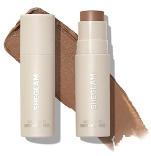 SHEGLAM Snatch 'n' Define Creme Konturenstift, Langanhaltender Hochpigmentierter Schweißresistenter Gesichtsbronzer Makeup-Soft Tan