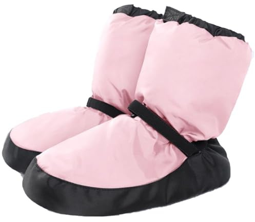 Fituenly Bota De Ballet, Baile para Adultos Ballet Calentamiento Botas De Baile Botas De Baile Calientes Botas De Baile Botas De Invierno Zapatos De Entrenamiento Calentamiento