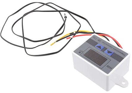Housoutil 240w Digitales Thermostat Programmierbar Für Zentralheizungen Fußbodenthermostat Mit Led-Display Heiz Und Kühlsystem Temperaturregler Weiß