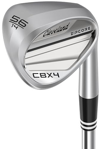 Cleveland Golf Women's CBX 4 Zipcore Tour Satin Wedge, Tour Satin, 52 Degrees, Graphite, Left Hand