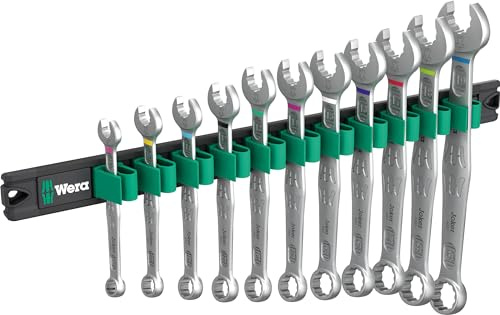 Wera 05020233001 9640 Magnetleiste 6003 Joker 1 Ringmaulschlüssel-Satz, 12-teilig