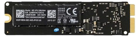 SIMPLETEK - SSD interno M.2 2280 da 128GB | PCI Express 3.0 x4, MLC | Compatibile con Macbook 383N (modelli 2013-15) (Ricondizionato)