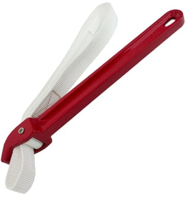 Anneome Clé Filtre Huile Aluminium Réglable Outil Démontage Filtre Huile Voiture Clé à Sangle pour Moteurs Suv et Motos Usage Garage Maintenance