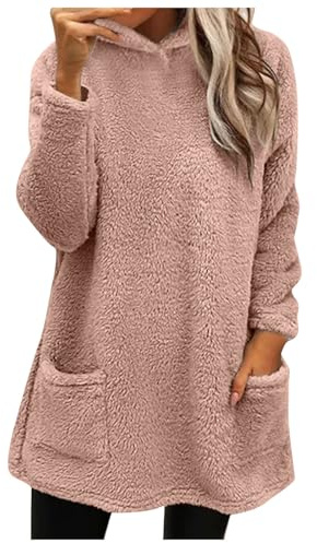 Damtröjor utan huvtröjor damtröjor storlek toppar halloween hem kvinnors tröja Storbritannien damer tröjor sweatshirt huvtröjor tröjor jumper gå ut toppar träningskläder, Röd, S