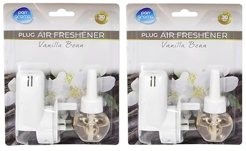 2x Pan Aroma Plug In Air Freshener – Vanilla Bean – Bundled by GetInStyle Shop