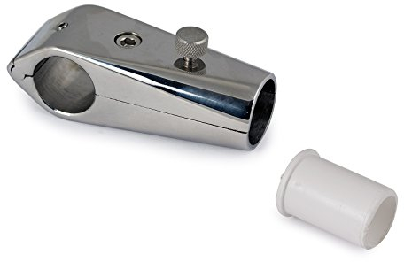 wellenshop Flaggenstockhalter Relingsmontage 30 mm