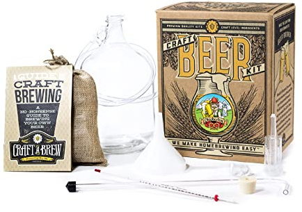 Craft A Brew - Oktoberfest Ale - Beer Making Kit - Make Your Own Craft Beer - Complete Equipment and Supplies - Starter Home Brewing Kit - 1 Gallon