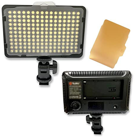 Cámara réflex digital de iluminación 176 Ultra Thin regulable cámara fotos/Studio Panel de luz LED cámara de vídeo lámpara de vídeo con filtros de