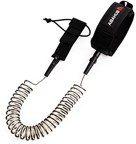 Abahub SUP Leash/Surfboard Leash/SUP Sicherheitsleine, 10 ft, 7 mm