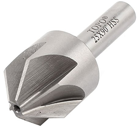 Aexit 10mm vástago recto 25mm 1' 'Dia Broca avellanadora de 90 (model: F1802OIV-9722GK) grados de diámetro