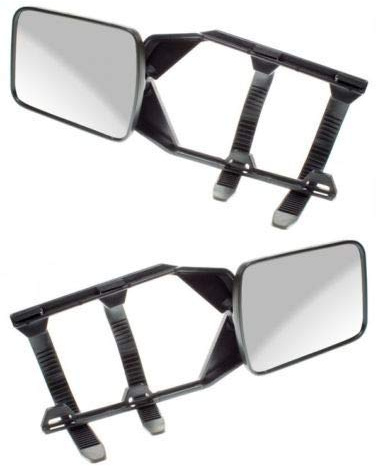 UKB4C Pair of Convex Caravan Car Extension Towing Mirrors fits Golf Passat Sharan Tiguan Toureg Touran