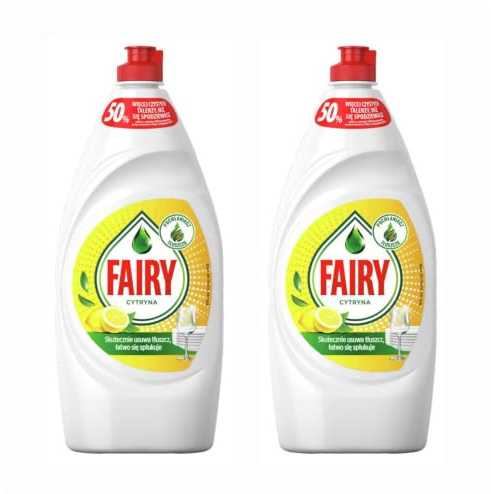 Geschirrspüler | FAIRY | Zitronengelb | 2x900 ml Set |