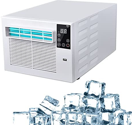 ATRNA Condizionatore Portatile, Climatizzatore Cool Climatizzatore Deumidificatore Timer per Uso Domestico-White