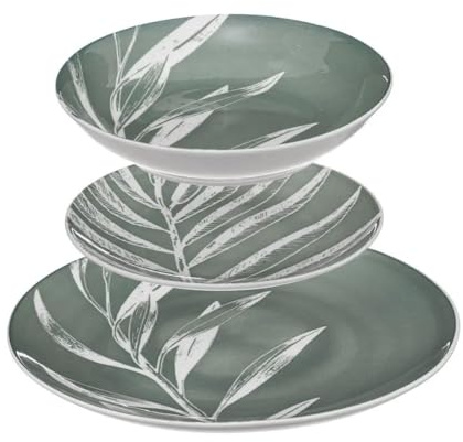 Secret de Gourmet - Service 18 Pièces Green Harmony 26cm Vert
