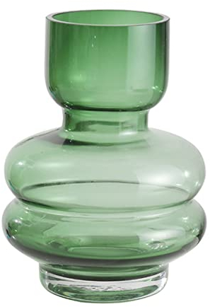 Cabilock Jarrón De Vidrio Transparente Estilo Nórdico Diseño Delicado para Flores Vaso Hidroponía para Decoración De Hogar y Escritorio Compacto y Ligero