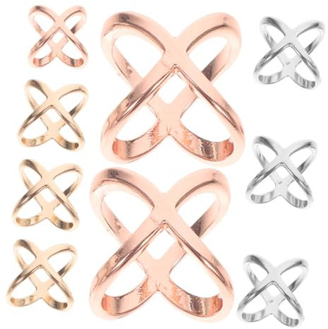 STOBOK 9stücke Teiliges Verstellbaren Schalschnallen Mittlere Eleganter Design Für Damen Für Schals Tücher Und Stolen Silber Roségold Und Gold