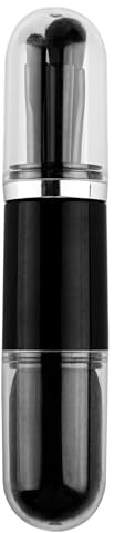 Vanyibro 4 in 1 Retractable Makeup Brush Set,All in One Portable Travel Facial Cosmetic Brush, Highlight Brush, Eyeshadow Brush, Foundation Blending Powder Brush(Black)