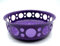 Kimmel Cuenco de 20 cm, frutero, cesta para panecillos, cesta para servir pan, cesta para pan, reutilizable, irrompible, apilable, color morado