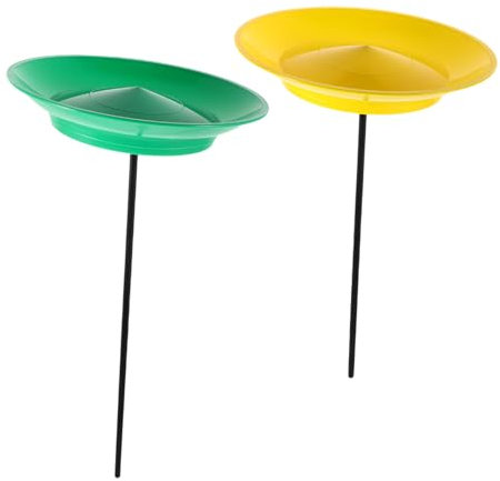 YARNOW 2pièces Set De Jonglage avec Assiettes Rotatives Multicolores Et Bâtons pour Débutants Jeu De Spectacle pour Développement des Compétences