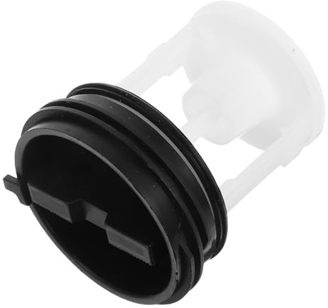 FIXOSHEE Washing Machine Drain Hose Seal Plug 2 Hole Leakproof Design Abs Plastic with Integrated Filter Mesh Easy Installation for Laundry Room Floor Drain