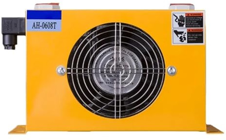AH0608T Radiatore dell'olio idraulico da 60 l/min Radiatore dell'olio raffreddato ad aria Ventola di dissipazione del calore del radiatore di raffreddamento ad aria Ampia area di dissipazione del calo