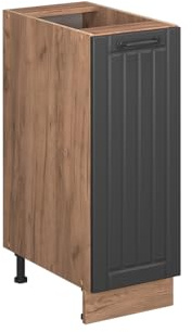 Vicco Apothekerschrank Fame-Line, Dunkelgrau, 30 cm, AP Anthrazit