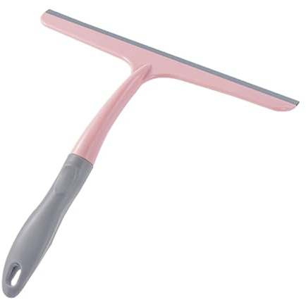 Escobilla De Limpieza: Raspador De Ducha De 25 Cm, Mango Flexible, Sin Rayas, Herramienta Doméstica para Piso, Parabrisas, Ventana, Azulejo, Acuario, Pared, Superficie De Vidrio, Hogar, Cocina, Baño,