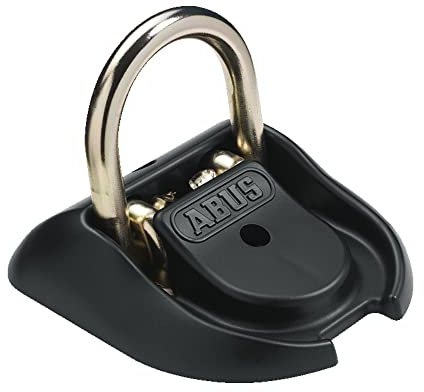 ABUS Wand- und Bodenanker Granit WBA 100 - Diebstahlsicherung für Fahrrad und Motorrad - Befestigungsanker aus Spezialstahl Sicherheitslevel 20, Schwarz
