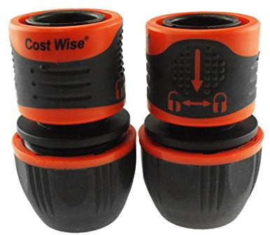 CostWise Pressure washer LOCK-ON hose connectors 100% SECURE FOR KARCHER click and lock (PACK OF 2)