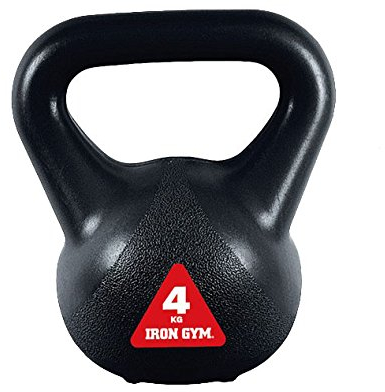 Iron Gym Kettlebell Kugelhantel, 4 kg | Ideal für Aerobic-Übungen, Krafttraining und Core-Training und alle Fitness-Level