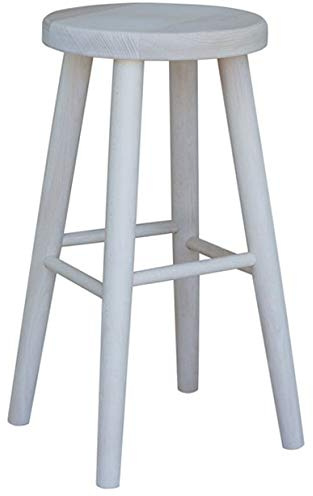 k koma BARSTUHL BUCHENHOLZ HOCKER NEU 61CM HOCH (UNBEHANDELT)
