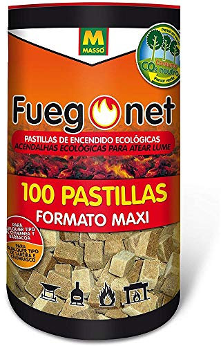 Fuegonet Pastilla Encendido Barbacoa ECOLOGICA 100 PZ 231169