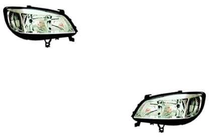 Johns, Juego de faros delanteros para Opel Zafira A 04/99 – 06/05 H7/HB3, juego izquierdo y derecho