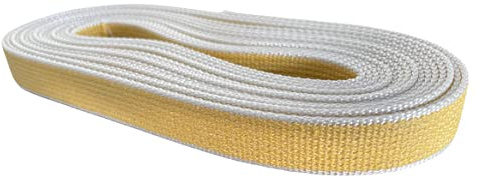 Cintino in cotone Robusto 22 mm per Tapparella Colori assortiti per finestre e portafinestra d'arredo (7,5 Metri per Portafinestra, Giallo)