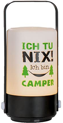 GILDE LED Dekoleuchte Ich tu nix ich Bin Camper 44478