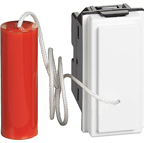 Pulsante con maniglia stretta (NA+NC) Bticino KW4033 Living Now 1 modulo Bianco