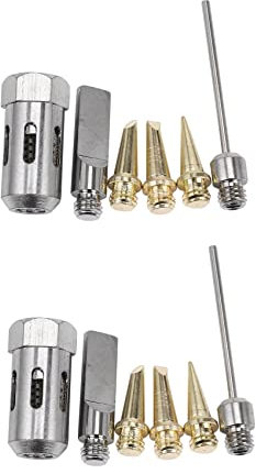 12 Pcs Butane Soldering Tips+Nozzle Butane Solder Tip for Mt-100 Ht-1937 Butane Soldering Iron Kit