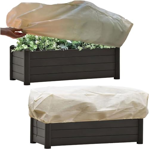 SchAan pflanzenschutz Winter kübelpflanzen Horizontale Pflanzenschutzhüllen, Abdeckungen, Taschen, Frostdecke mit Kordelzug für Wintergartenpflanzen im Freien(Color:11PCS,Size:150 * 40 * 45CM)