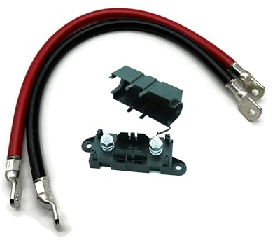 eXODA Batteriekabel Set 70 mm2 30cm M8 rot schwarz hitzebeständig | Verwendungszweck, Set-Inhalt, Kabelschuhe, hitzebeständig, M8-Anschluss, elektrische Verbindungen, vielseitige Anwendungen