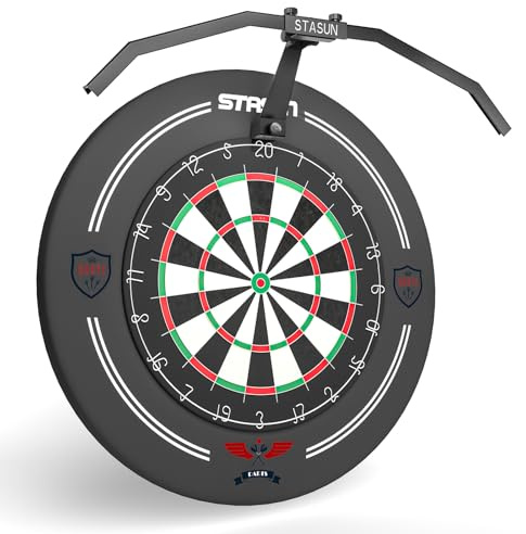 STASUN Éclairage LED pour Tableau de Bord - Système d'éclairage pour fléchettes TOR135 - Accessoires Professionnels avec Angle et luminosité réglables - Pas d'éblouissement latéral