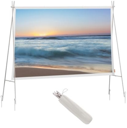 XGIMI 2025 Nouvel Écran de Projection Portable Extérieur 70 Pliable et Léger – Camping/Jardin Compatible avec MoGo 3 Pro/Elfin Flip/Halo+/Horizon Ultra Projecteurs Longue Portée | HD/4K HDR10+